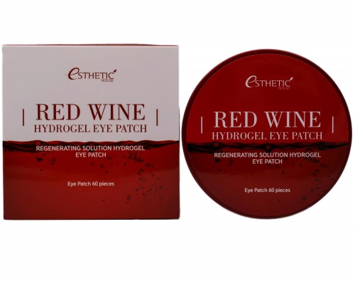 ESTHETIC HOUSE       RED WINE HYDROGEL EYE PATCH, 60 .